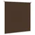 Vanjska roleta 90% blokada UV zraka Smeđa 120 x 230 cm HDPE