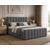 Boxspring postelja Paris Bis - 160x200 cm - tkanine Vibe