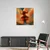 Canvas Slika na platnu Poljubac u boji 50x50cm, Sa ramom, Beli