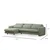 Atelier del Sofa Ugaona garnitura Lily 97x73x290cm Zelena