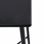Barski stol crni 60 x 60 x 111 cm MDF