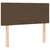Vidaxl Box spring postelja z vzmetnico temno rjava 80x200 cm blago
