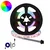 LED traka 2 pcs Crna i prozirna 450 mm Bakar i plastika