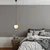 Opviq Luster Orbital-15-14001, 15x15x115cm, IP20, Belo-crni
