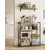 Songmics Kuhinjska polica 35x80x95 cm Greige