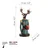Aberto Design Novogodišnja dekoracija Christmas Deer, Zelena