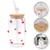 LIVEFY skodelica s slamico Bowy 400ml, roza