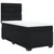 Vidaxl Box spring postelja z vzmetnico črn 90x190 cm žamet