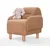 ATELIER DEL SOFA Dečija krilna stolica Cobie Teddy Brown
