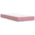 Vidaxl Box spring postelja z vzmetnico roza 90x200 cm žamet