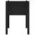 Vrtna sadilica crna 50 x 50 x 70 cm od masivne borovine
