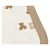 Jollein dekica celoletna dvostranska 75x100cm mini teddy bear little waffle/fluffy