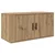 Zidni TV ormar set 2 pcs Umjetnički hrast 80 x 34,5 x 40 cm