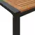 Vrtni stol s U-nogama 180 x 90 x 75 cm od masivnog drva bagrema