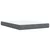 Vidaxl Box spring postelja z vzmetnico temno siva 160x200 cm žamet