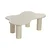 Hanah Home Klub sto Bloom, 110x40x70 cm, Krem