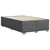 Vidaxl Box spring postelja z vzmetnico temno siva 120x190 cm blago