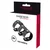 Darkness Adjustable Leather Double Penis and testicles Ring