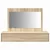 Vidaxl Toaletna mizica Rjava 100 x 40 x 70 cm Konstruiran les