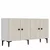Hanah Home komoda Sherifa 180, 180 cm, bela / travertin