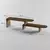 HANAH HOME TV polica Puzzle Walnut