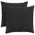 Jastučići za sofu 2 pcs Crna 50 x 50 cm Kordura tekstil