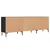TV ormarić crni 150 x 30 x 50 cm od konstruiranog drva