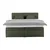 Boxspring Krevet Rossa 160/200 cm , maslinasto zelena