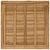 Gornji dio stola 90 x 90 x 3,5 cm Četvrtasti Čvrsto teak drvo