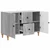 TV ormar Siva sonoma 89 x 34,5 x 60 cm Konstruirano drvo
