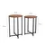 Hanah Home Klub sto Neta 35x55x35cm Hrast