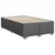 Vidaxl Box spring postelja z vzmetnico temno siva 120x200 cm blago