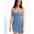 Bershka Obleka moder denim