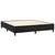 Vidaxl Box spring postelja z vzmetnico črna 200x200 cm žamet