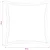 vidaXL Prevleka za blazino 12 kos HOUTEN Rjava 45 x 45 cm