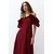 Trendyol Milla Ženska haljina TPRSS24AE00054, Bordo