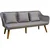 Vrtni trosed Largo - MO.015.150.XL - siv