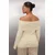 Trendyol Curve Ženska bluza Tbbaw25Af00000, Krem