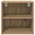 Vidaxl Viseča omarica Artisan hrast 40 x 29,5 x 40 cm Inženirski les