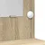 Vidaxl Toaletna mizica 2 szt. Rjava 50 x 41 x 135 cm Konstruiran les