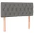 Vidaxl Box spring postelja z vzmetnico temno siva 100x200 cm blago