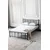 Woody Fashion Double Bedstead K01 - Black (140 x 190)
