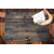 Decormat Zunanja preproga Temne deske 80x120 cm