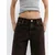 Pull&Bear Kavbojke  temno rjava