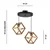 Opviq Luster Cube Double B, Crni