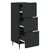 Ormar s ladicama Crna 33 x 34,5 x 92 cm Konstruirano drvo