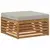 Set vanjskih sofa 5 pcs Prirodna i svjetlosiva Poliester