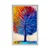 Plakat barvito akvarelno drevo - 30x45 black