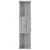 Greatstore Knjižna omara/pregrada siva sonoma 80x24x96 cm inženirski les
