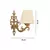 Opviq Zidna lampa Claire, 15x10x13cm, IP20, Krem-zlatna boje